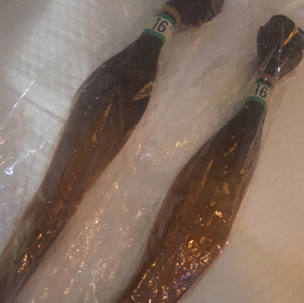 Hair extensions 16 in ombre Japanese black2 Brown